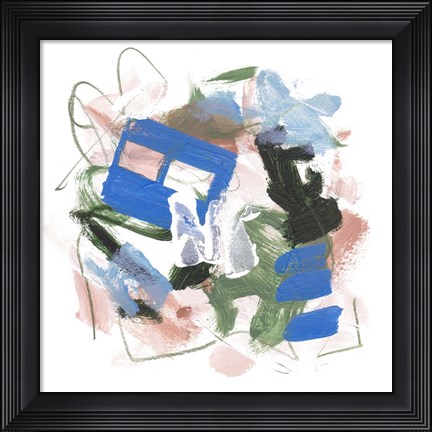 Framed Sea Square II Print