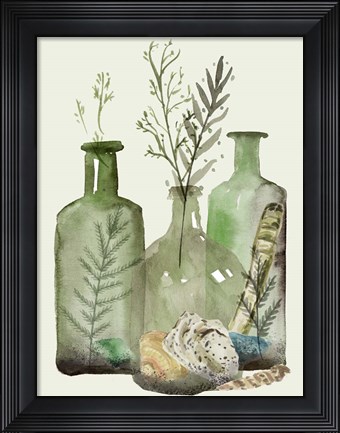 Framed Ocean in a Bottle VI Print