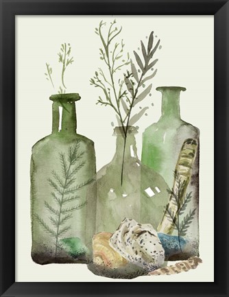 Framed Ocean in a Bottle VI Print