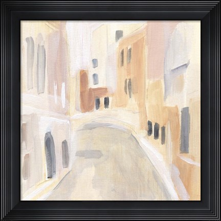 Framed Pastel Streets II Print