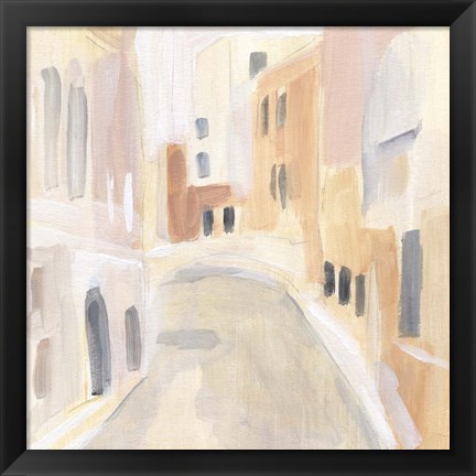 Framed Pastel Streets II Print