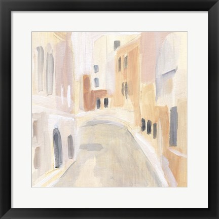 Framed Pastel Streets II Print