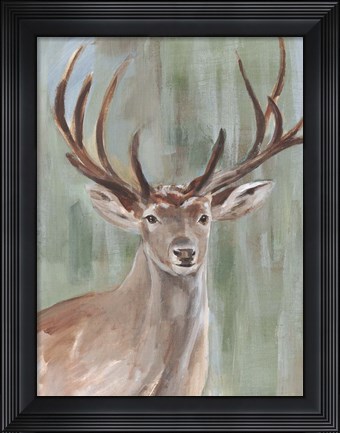 Framed Roaming Buck II Print