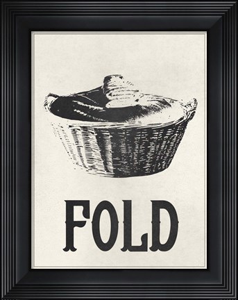 Framed Vintage Laundry IV Print