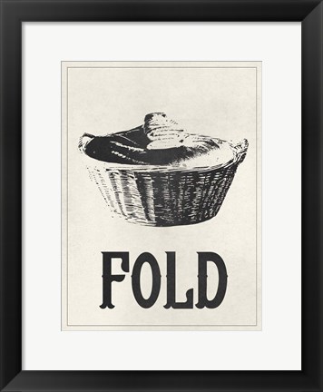 Framed Vintage Laundry IV Print