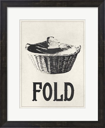 Framed Vintage Laundry IV Print