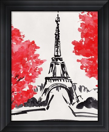 Framed Day in Paris I Print