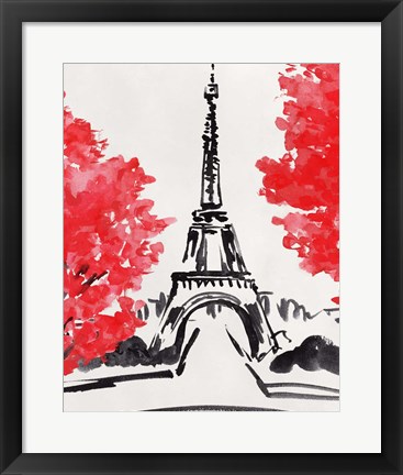 Framed Day in Paris I Print