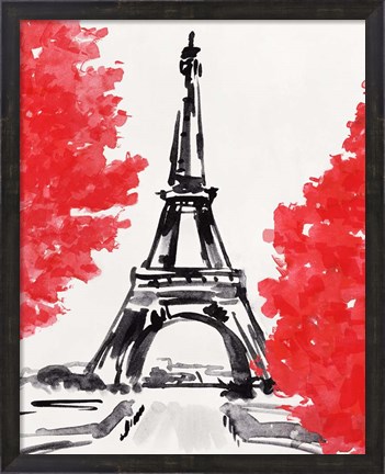 Framed Day in Paris II Print
