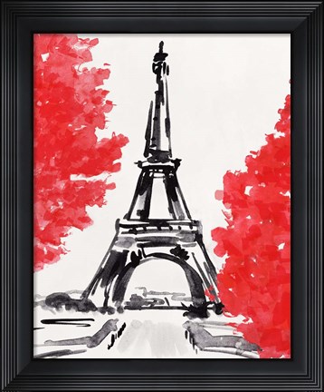 Framed Day in Paris II Print