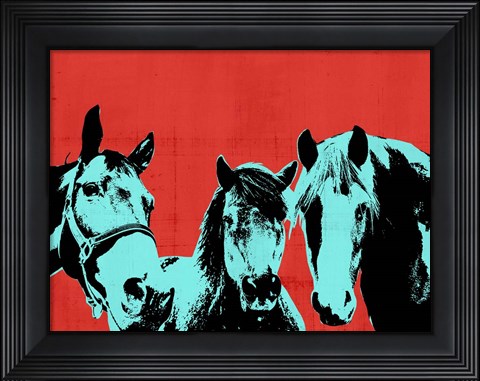 Framed Pop Art Farm I Print