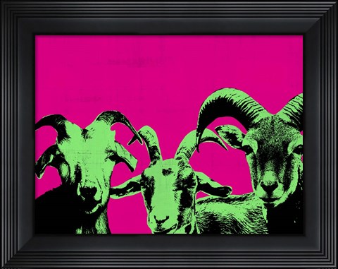 Framed Pop Art Farm II Print