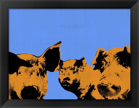 Framed Pop Art Farm III Print