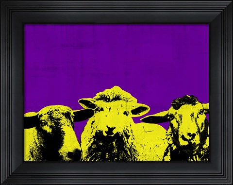 Framed Pop Art Farm IV Print