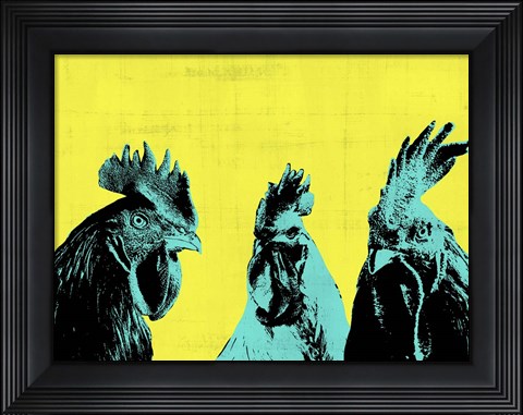 Framed Pop Art Farm V Print