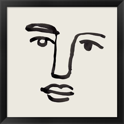 Framed Subtle Expression VI Print