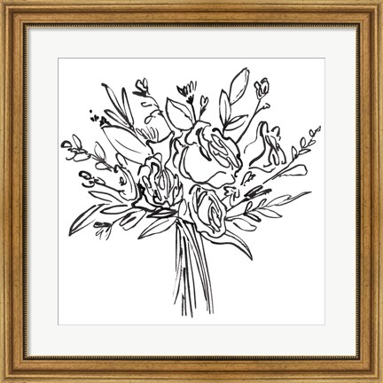 Framed Bouquet a Day I Print