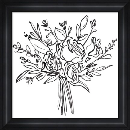 Framed Bouquet a Day I Print