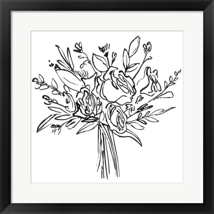 Framed Bouquet a Day I Print