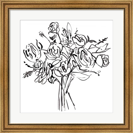 Framed Bouquet a Day II Print