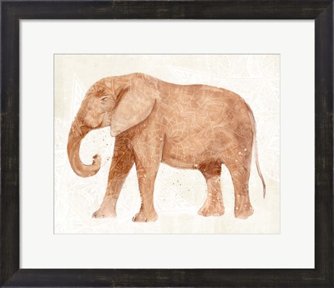 Framed Elephant Wisdom I Print