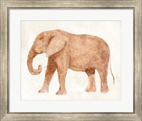 Framed Elephant Wisdom I Print