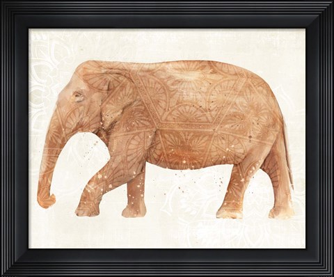 Framed Elephant Wisdom II Print