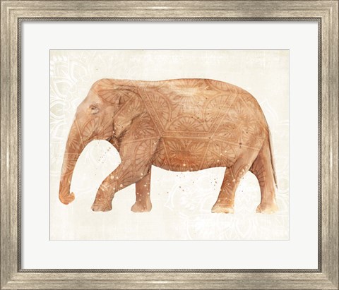 Framed Elephant Wisdom II Print