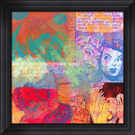 Framed Romance Print