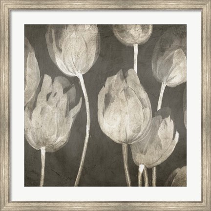 Framed Washed Tulips I Print