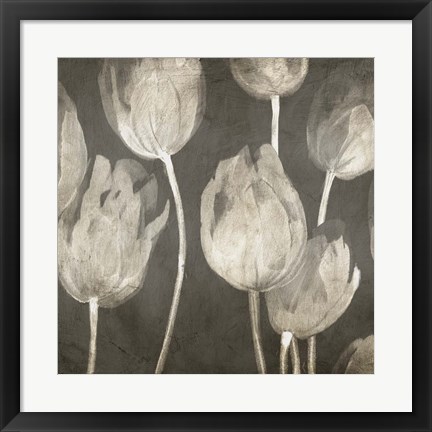 Framed Washed Tulips I Print