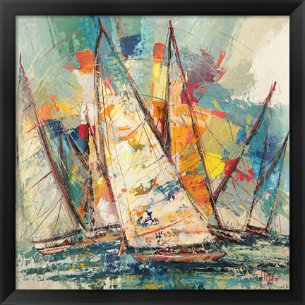 Framed Regata Sull&#39;oceano Print