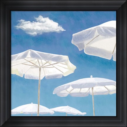 Framed Beach Life I (detail) Print