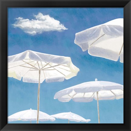 Framed Beach Life I (detail) Print