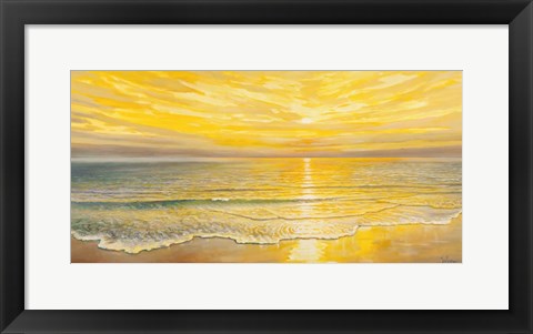 Framed Tramonto Dorato Print