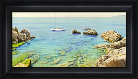 Framed Quieto Approdo Print