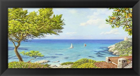 Framed Sul Mare Print