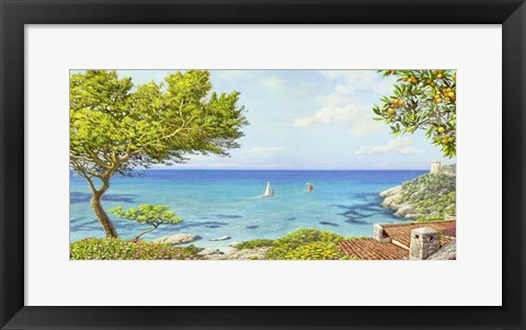 Framed Sul Mare Print