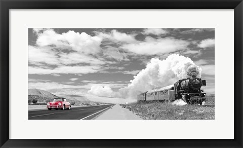 Framed Interstate &#39;59 (red) Print
