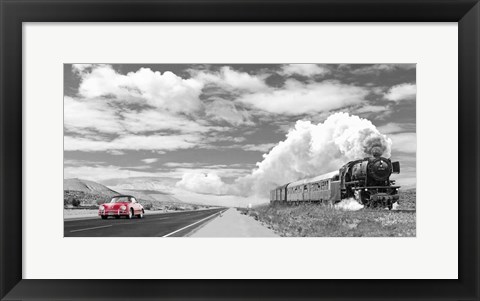 Framed Interstate &#39;59 (red) Print