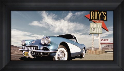 Framed Cruisin&#39; USA Print