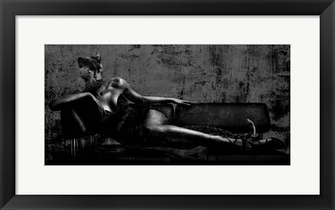 Framed Dark Lady Print