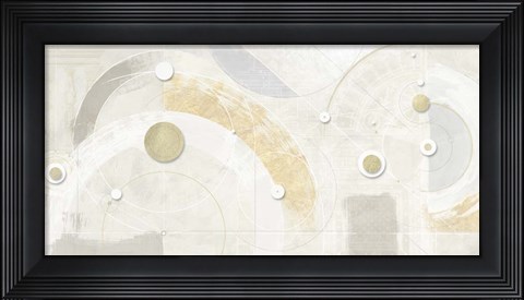 Framed Corpi gravitazionali Print