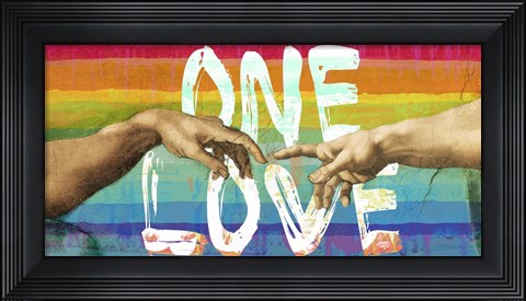 Framed One Love Print