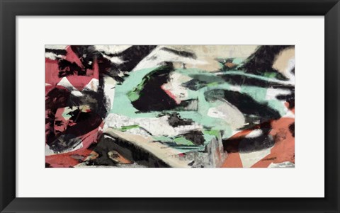 Framed Fragmented Springtime Print