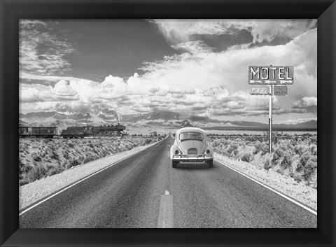 Framed Wandering in the USA Print