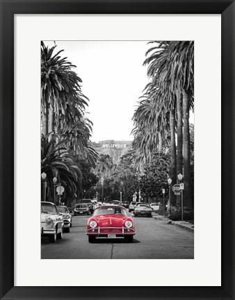 Framed Boulevard in Hollywood Print