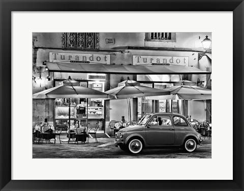 Framed Italian Beauty (BW) Print