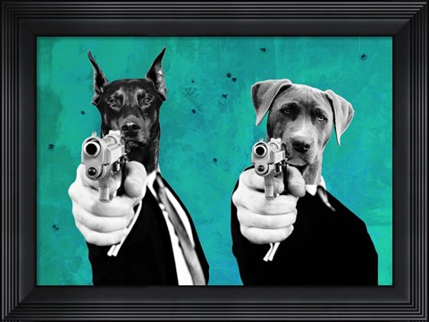 Framed Reservoir Dogs (Pop Version) Print