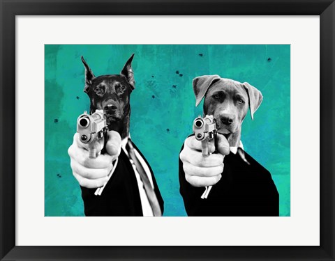 Framed Reservoir Dogs (Pop Version) Print